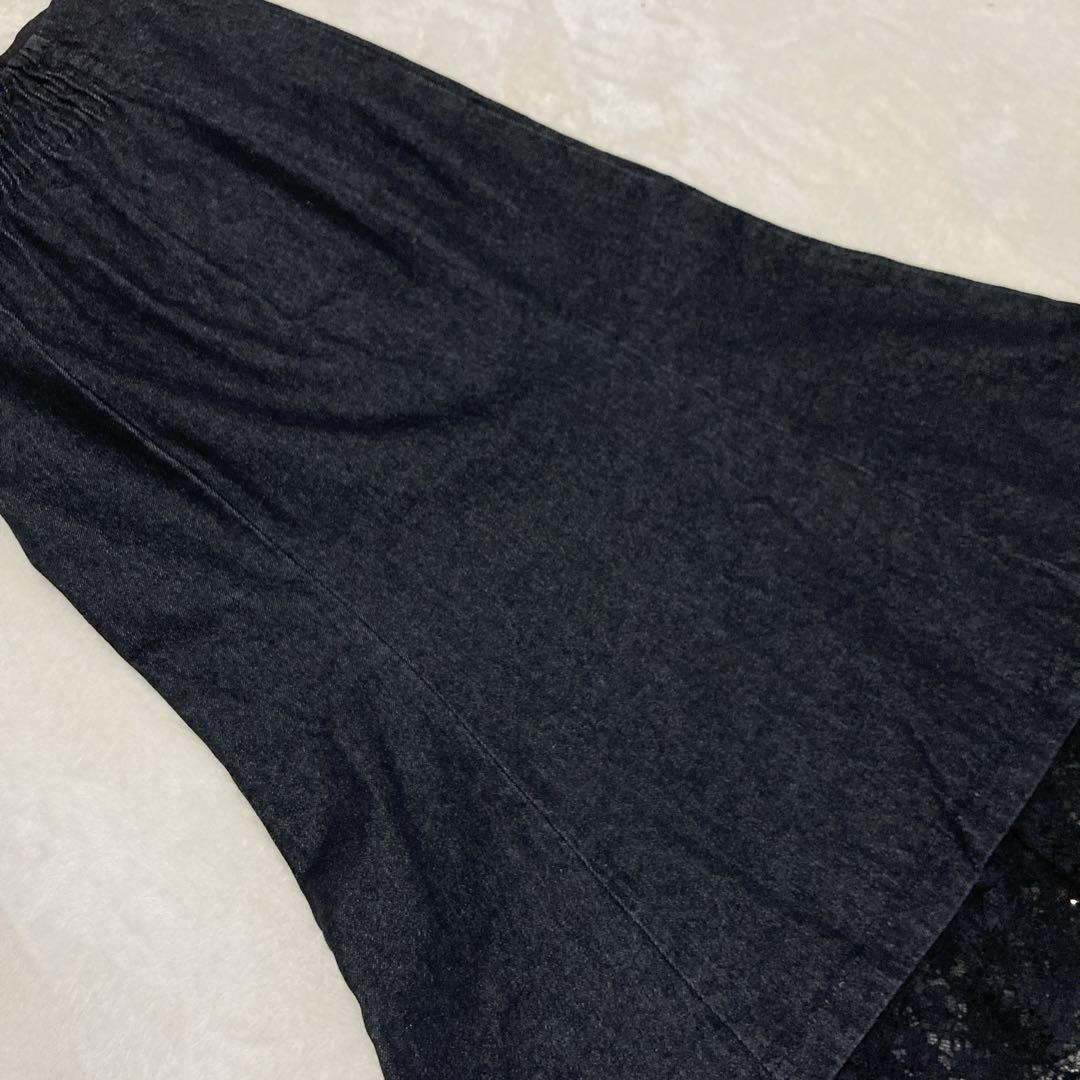 【未使用タグ付き】マーキュリーデュオ　ロング裾レーススカート　マーメイド