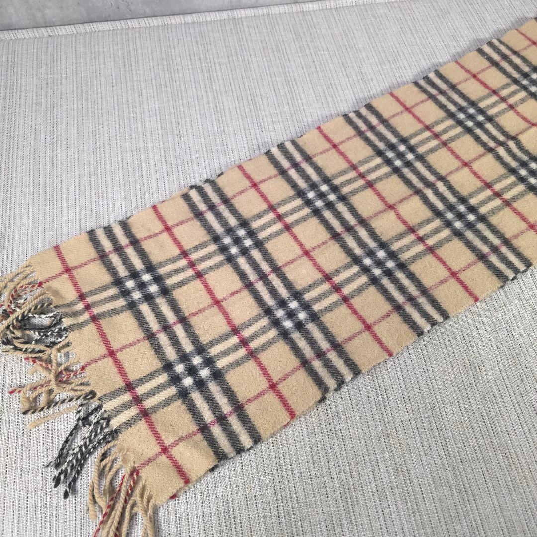 BURBERRY　バーバリー　ノバチェック　カシミヤ　マフラー　100％