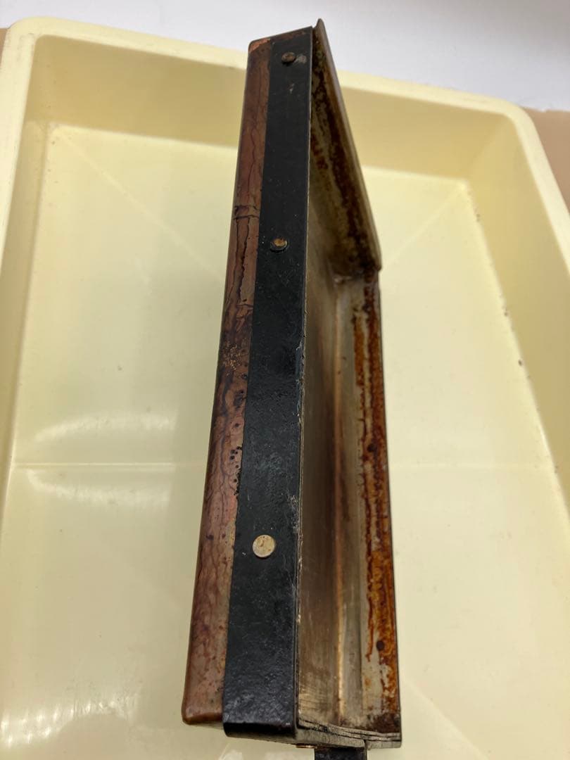 ち*。様 京都八木包丁店 銅製　卵焼き器　源金吉　 卵焼き器 大型　28X18c
