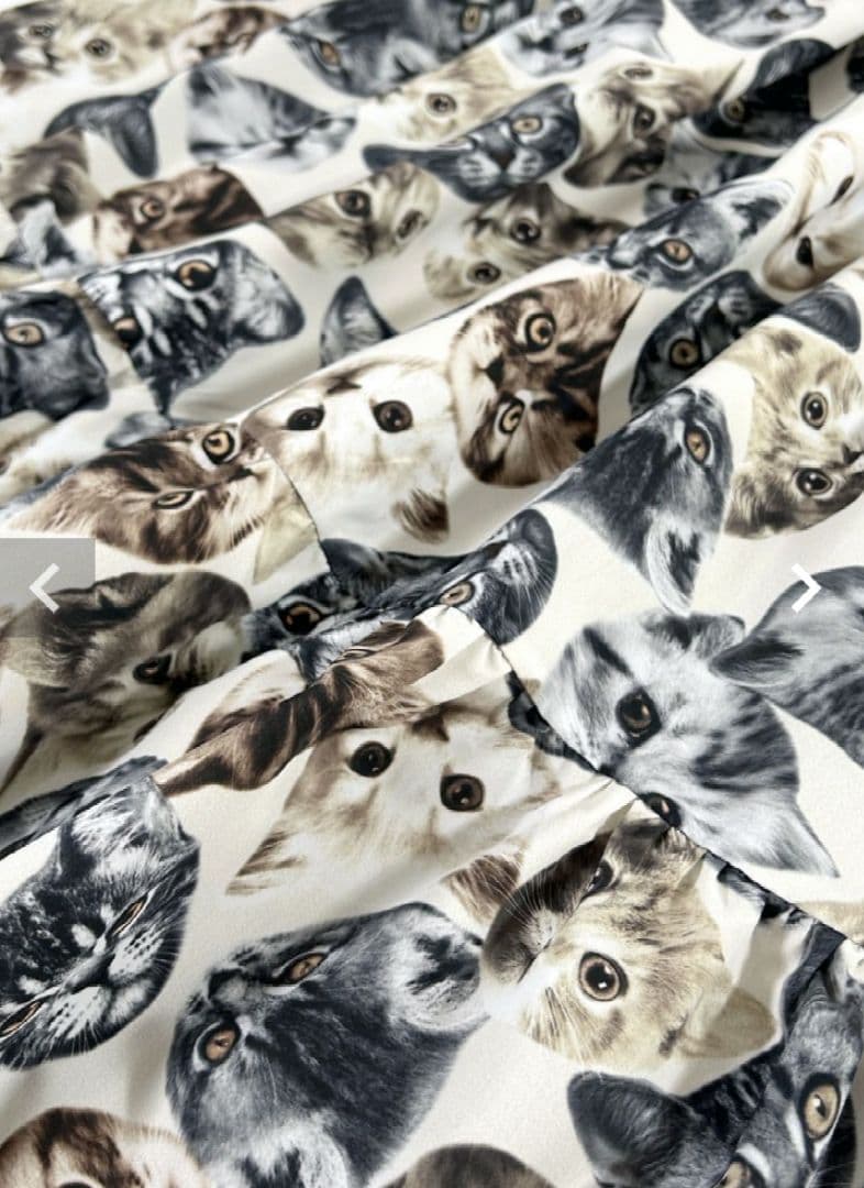 【新品】&エルシー 猫まみれスカート