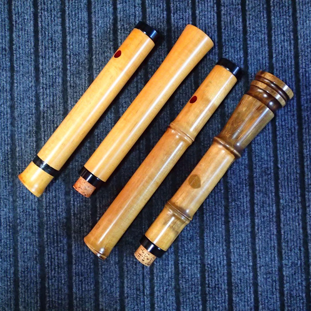 尺八 ワダ楽器 蝴蝶 (楓)一尺八寸管 一尺六寸管