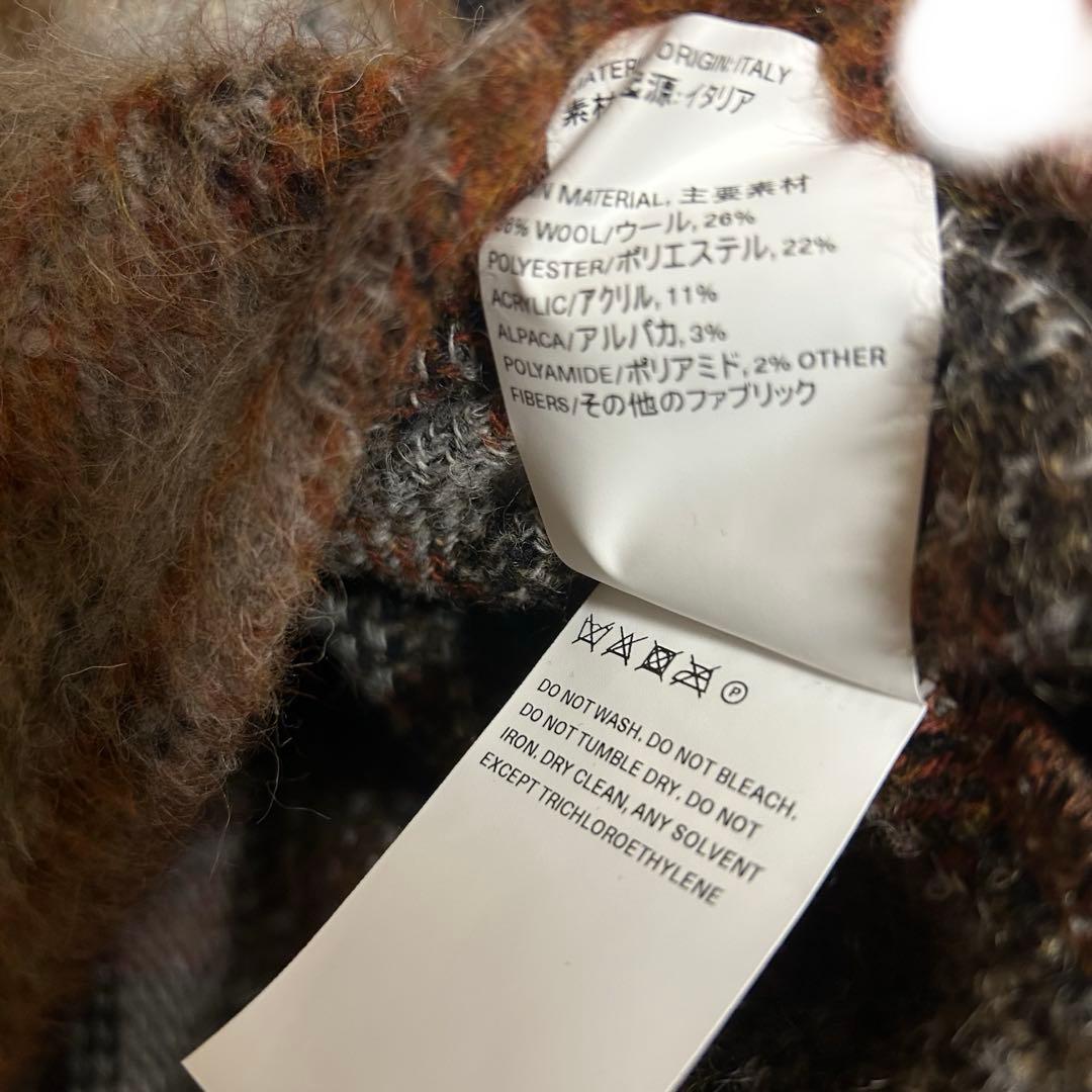 our legacy DOUBLE LOCK VEST モヘア チェック