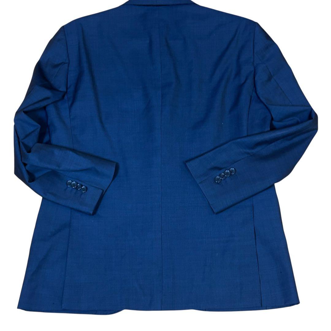 美品　LORO PIANA×テイジンメンズ 段返り3Bジャケット ネイビー　46