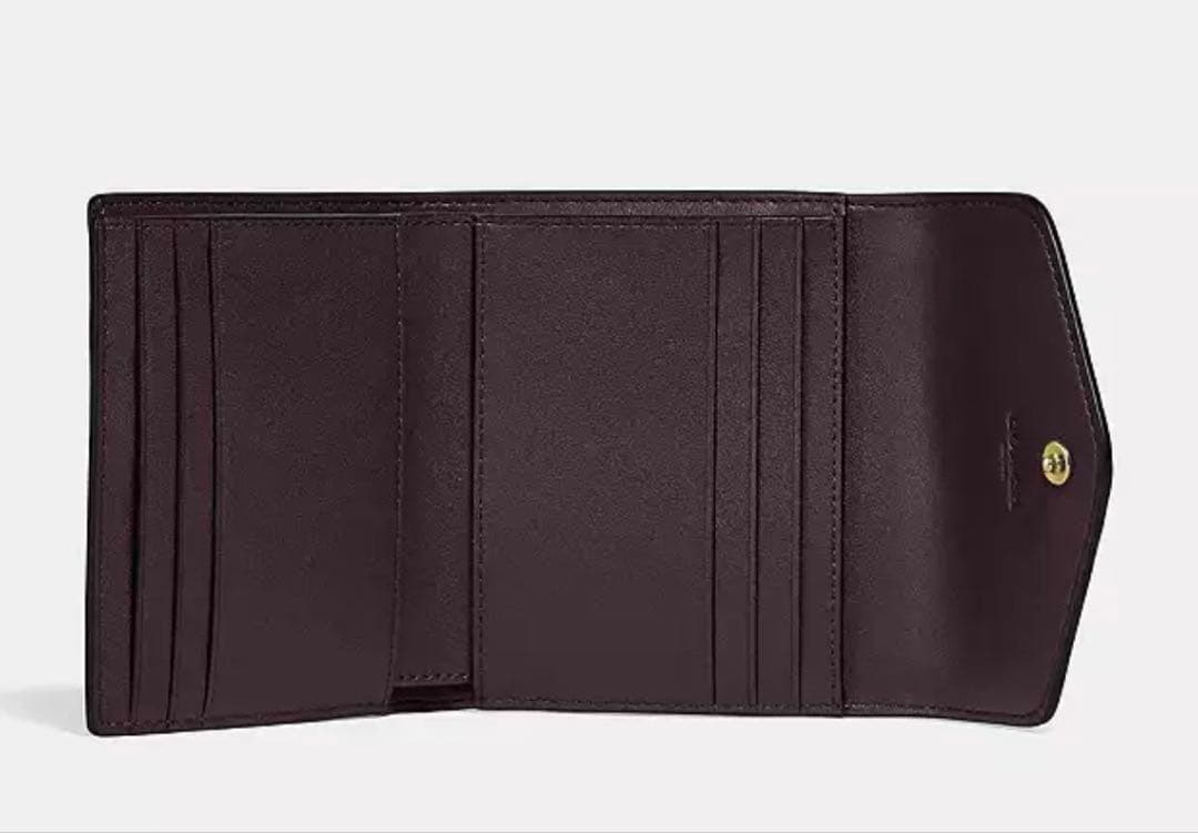 COACH コーチ　ブラック ミニ財布　折り財布