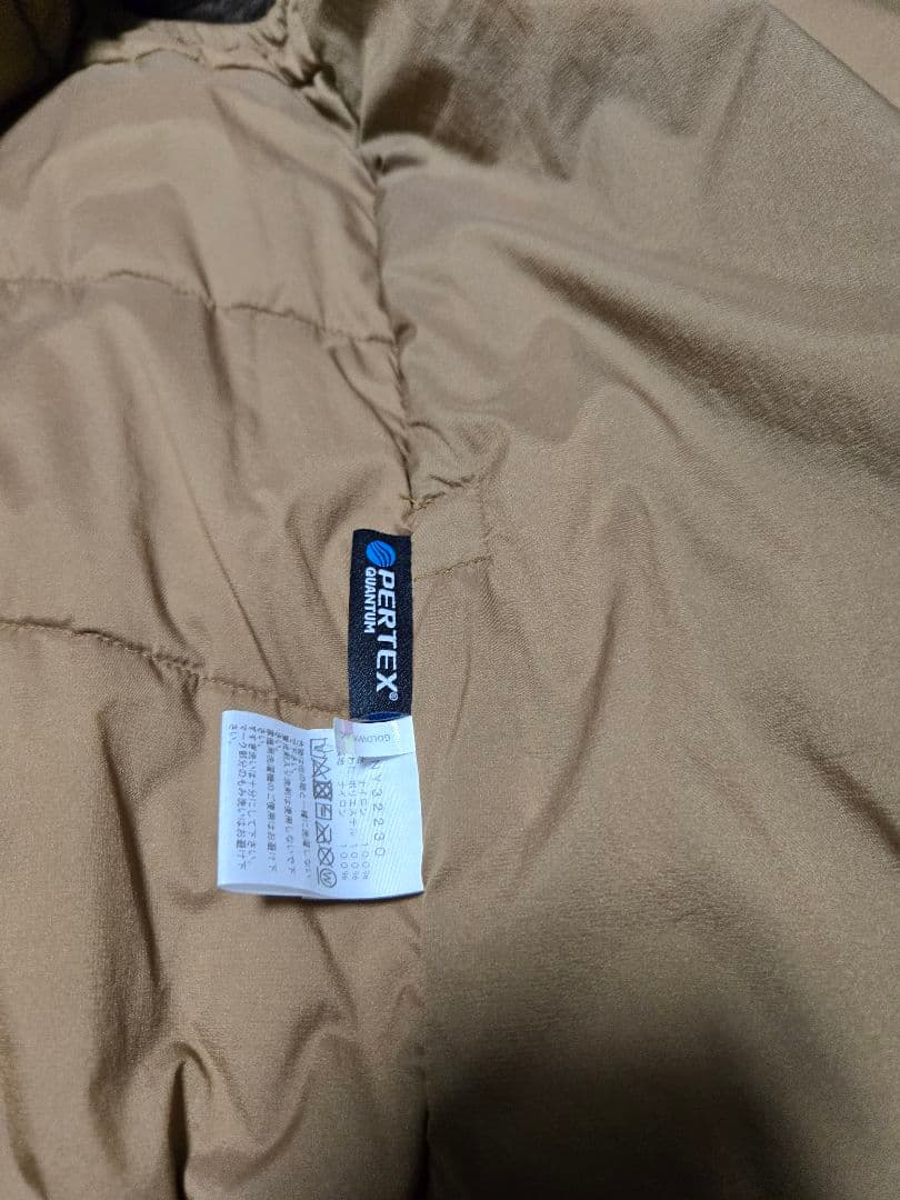 The North Face ブラウン ダウンベスト