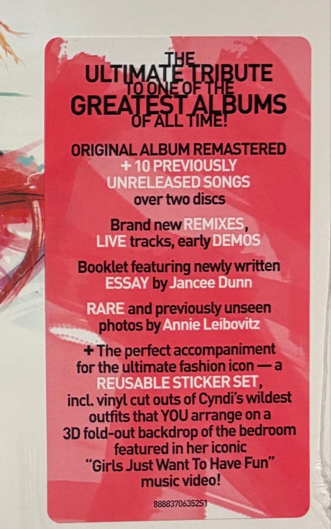 m*i様 新品未開封Cyndi Lauper 30周年記念紙ジャケ輸入盤