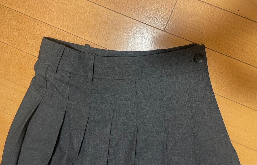 【美品】SOÉJUソージュ　ラッププリーツスカート