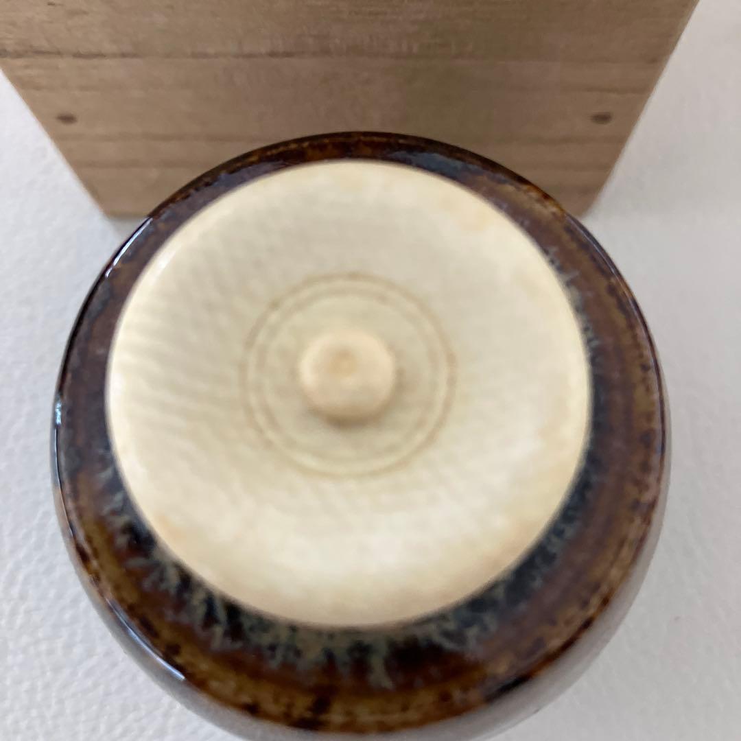 茶道具 茶入 定一 共箱