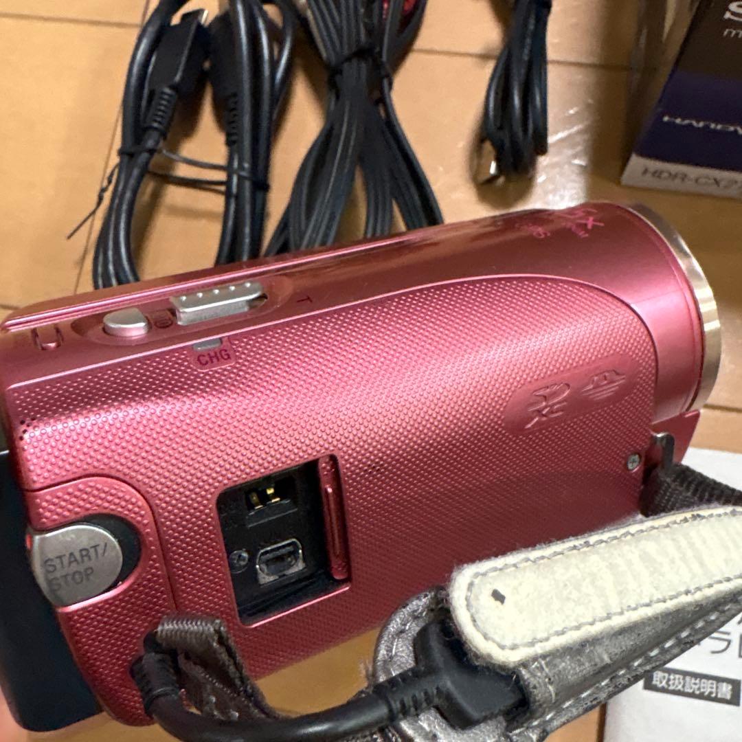 ソニー HDR-CX270V ピンク デジタルHDビデオカメラ　ハンディカム