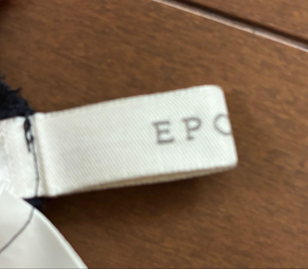 EPOCA ネイビー ひざ丈ワンピース 半袖
