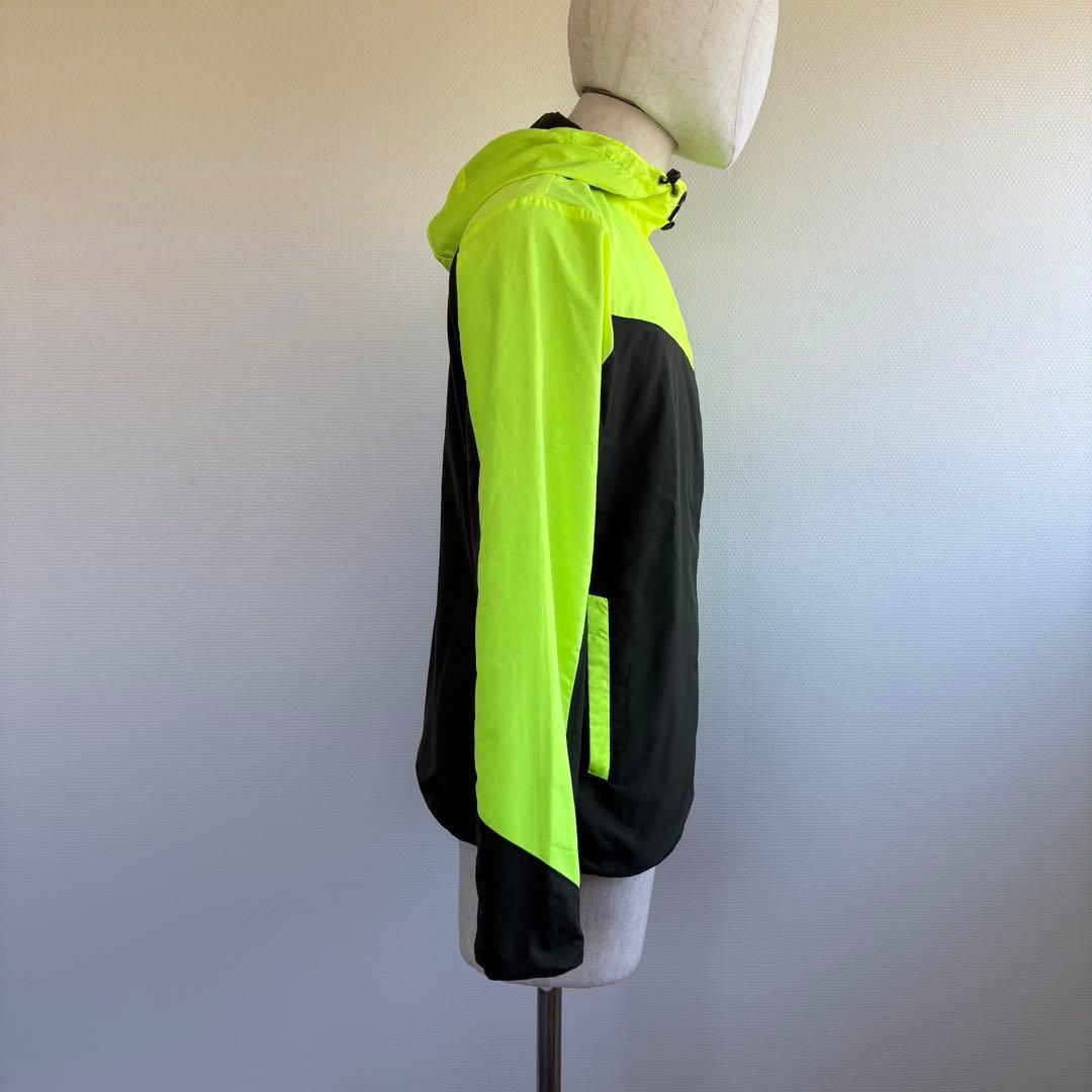 UNDER ARMOUR ウインドブレーカー　セットアップ　裏起毛　蛍光イエロー