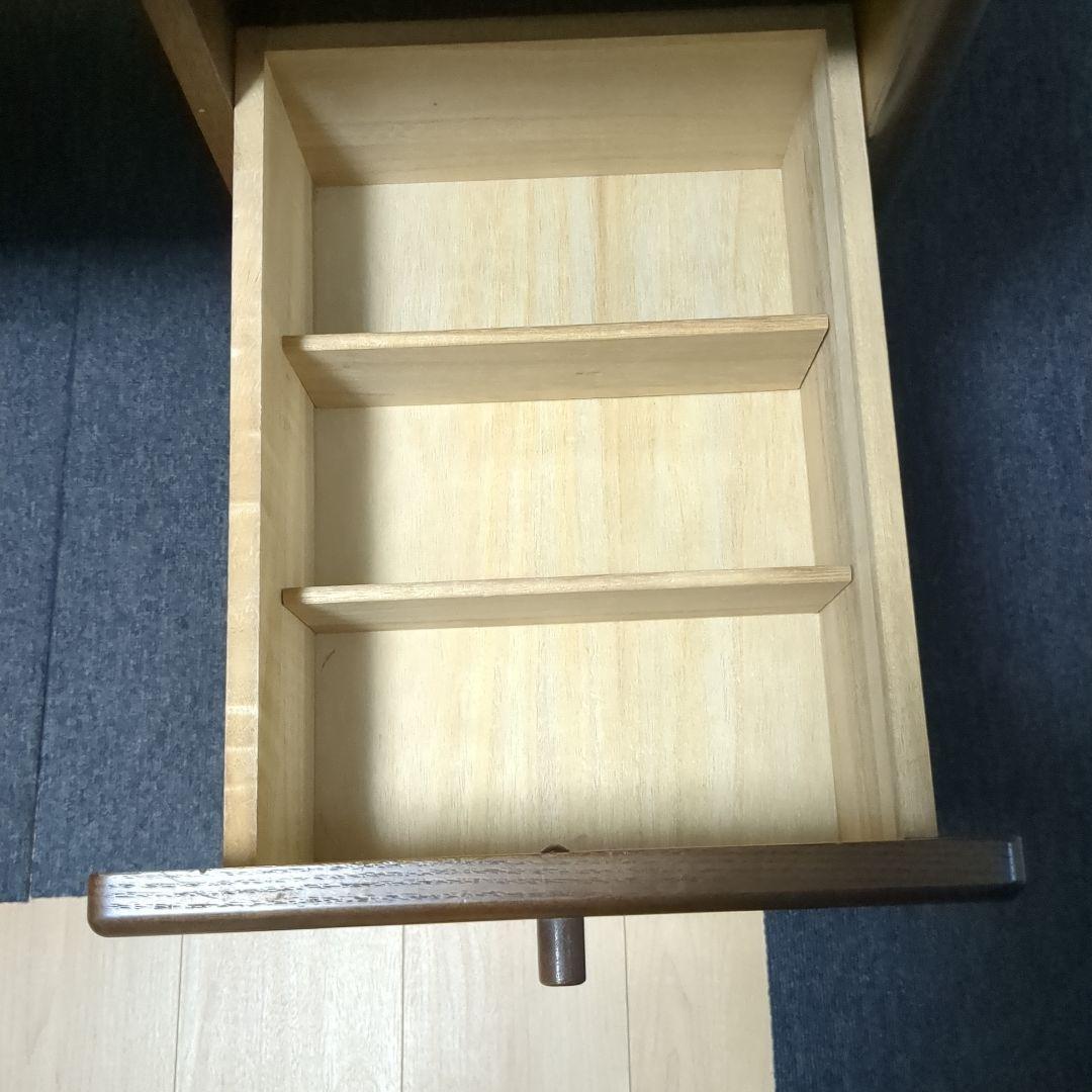 木製ドレッサー ミラー付 4引出し(1鍵付き)　久和屋　鏡台　婚礼家具　ナラ材