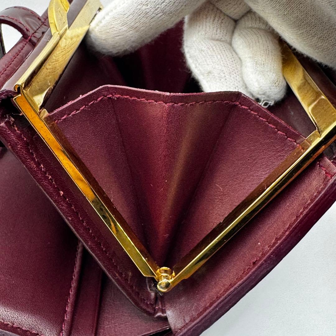 S級極美品LOUIS VUITTON ヴィエノワ ヴェルニ モノグラム 折り財布