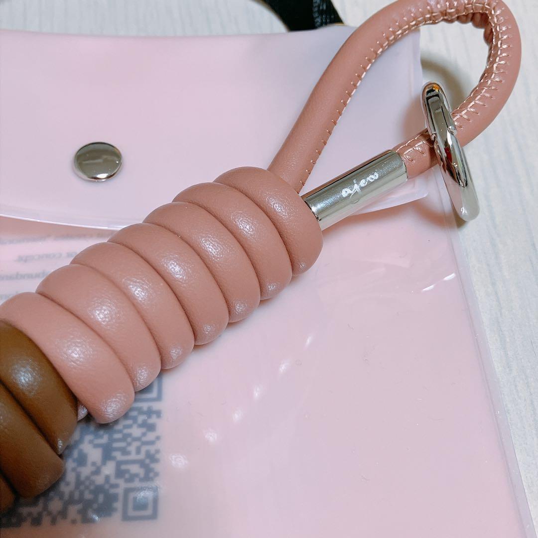 ajew エジュー コイルストラップ ハンドストラップ バイカラー 完売品