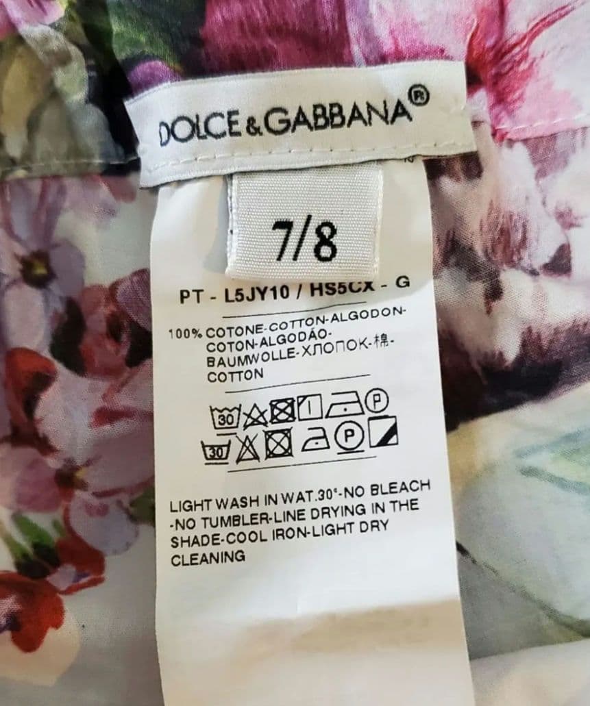 DOLCE&GABBANA キッズ 花柄 セットアップ 120cm ドルガバ