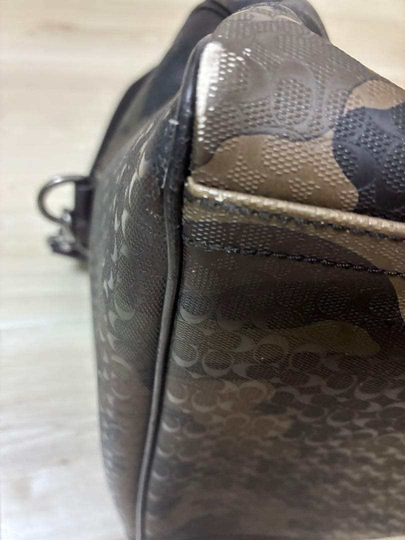 コーチ　COACH 迷彩柄ボストンバッグ 大容量