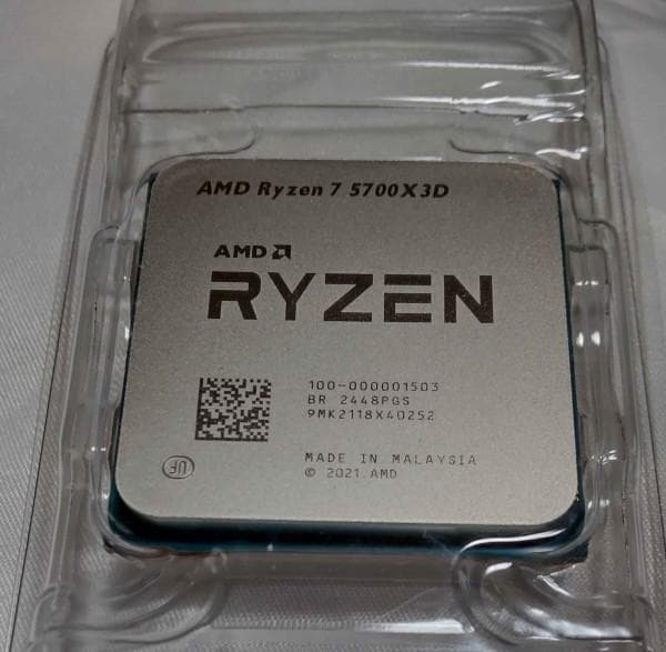 新品保証付　未使用　AMD RYZEN 7 5700X3D