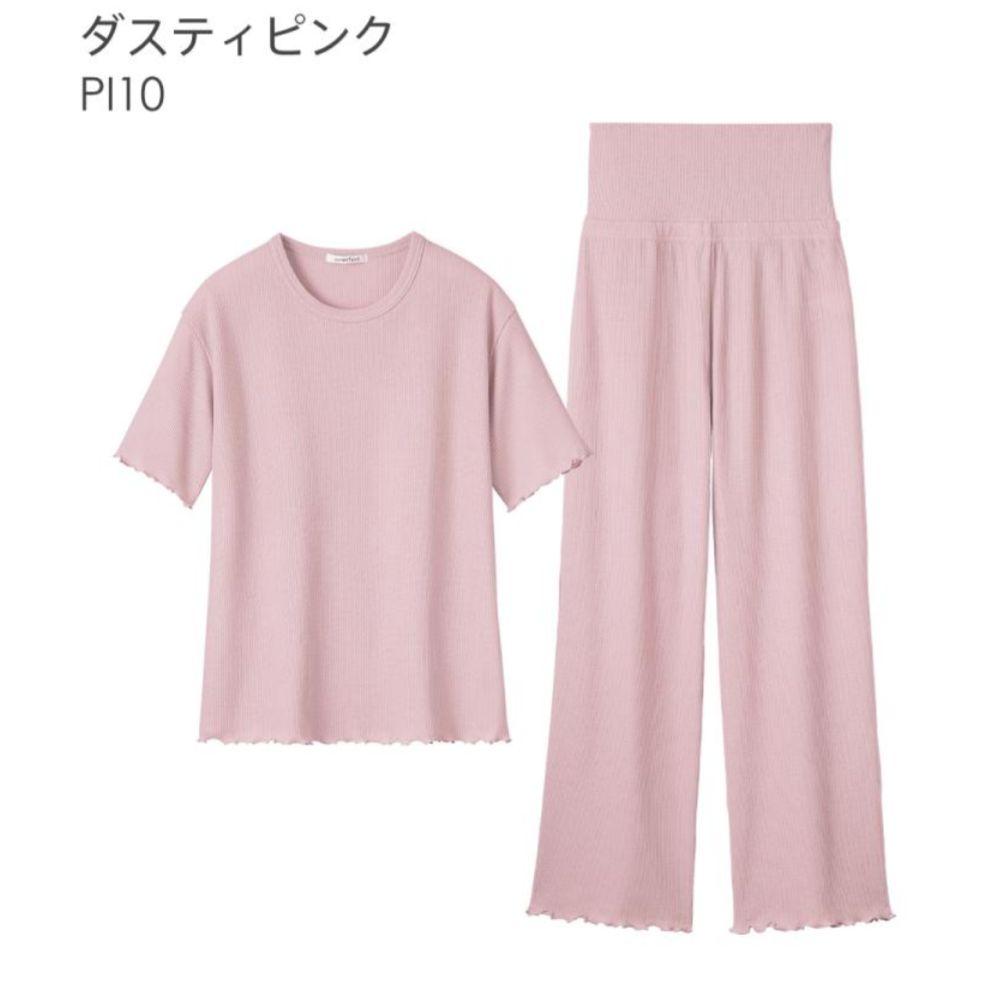 ２点セット お得♪aimerfeel サマーワッフル パジャマ Lサイズ 腹巻き