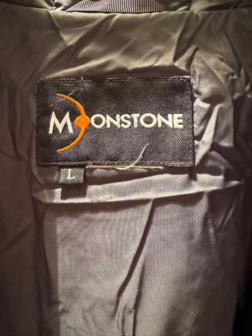 【MOONSTONE】中綿 ナイロンジャケット 〈グリーン〉