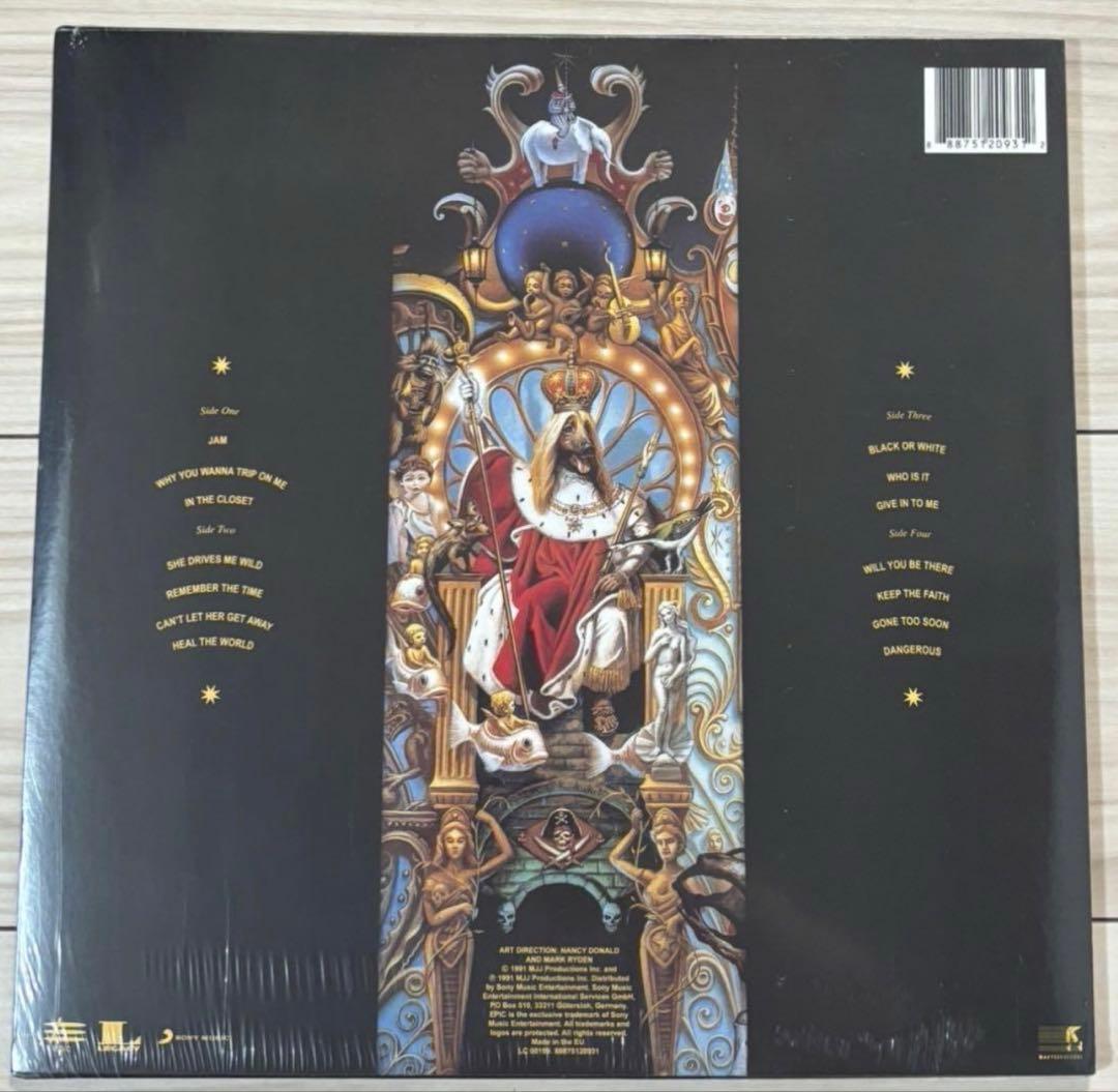 Michael Jackson Dangerous レコード新品未使用