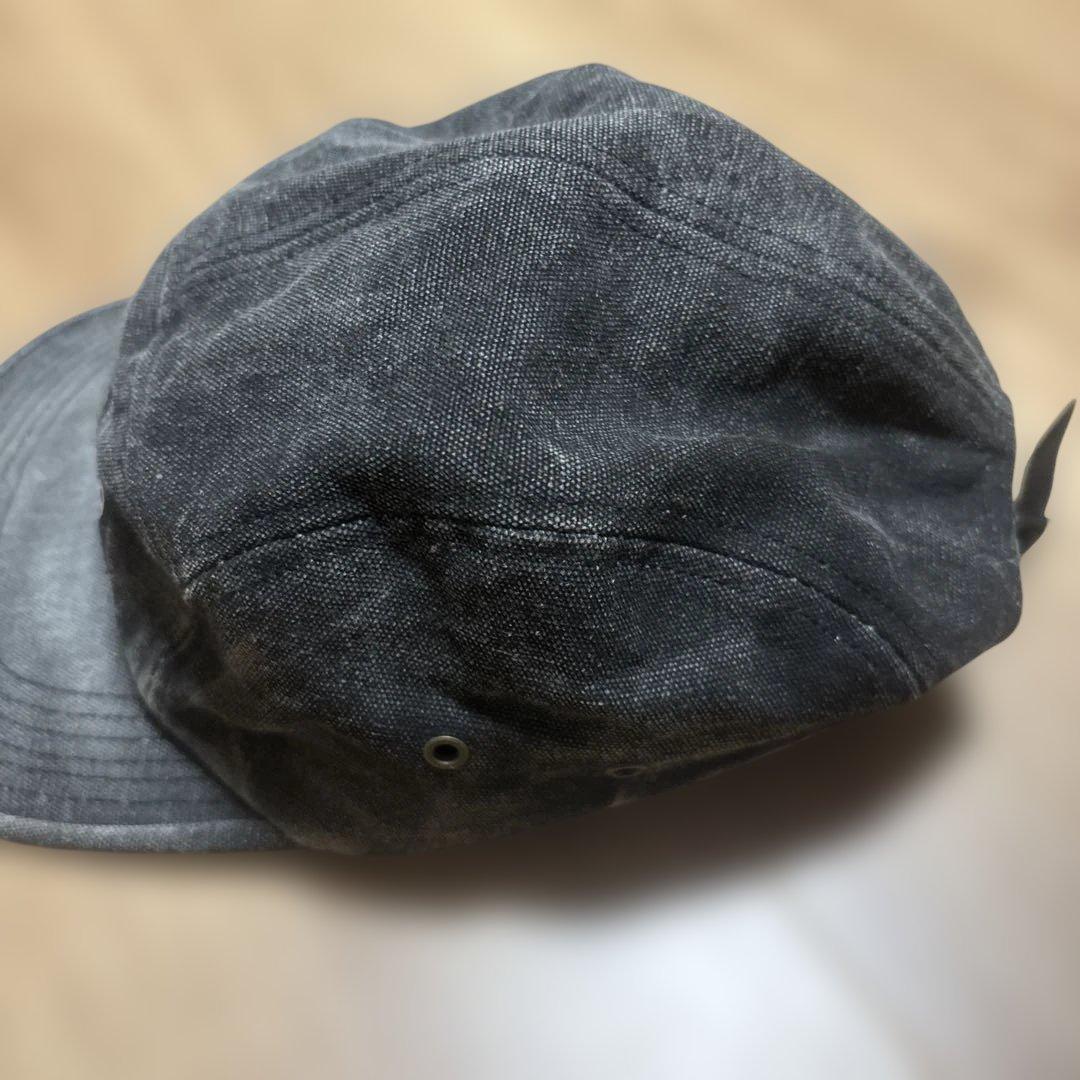 美品Supreme ダークグレー デニムキャップ