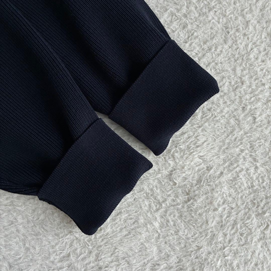 美品 ボールジィ 2WAY パールコンビクルーネックカーディガン 24SS 春服