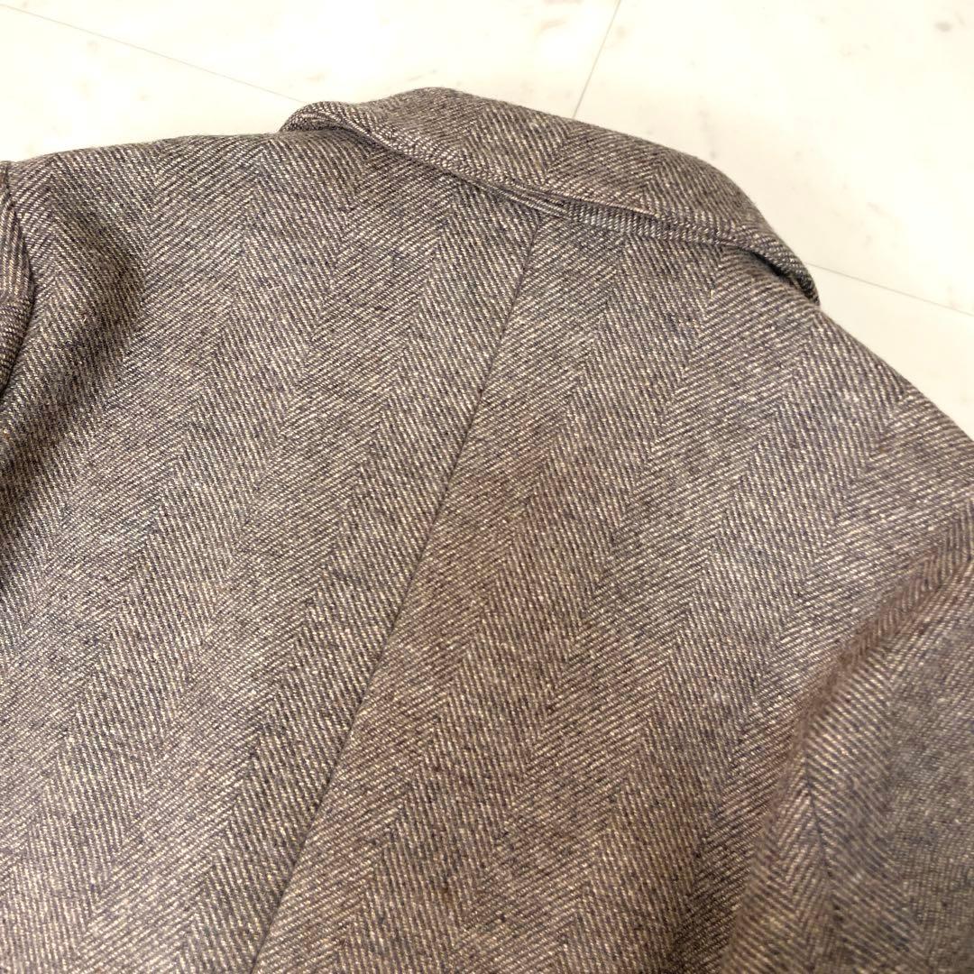 専用【極美品】フレームワークシングルジャケットコートシルク 茶 36