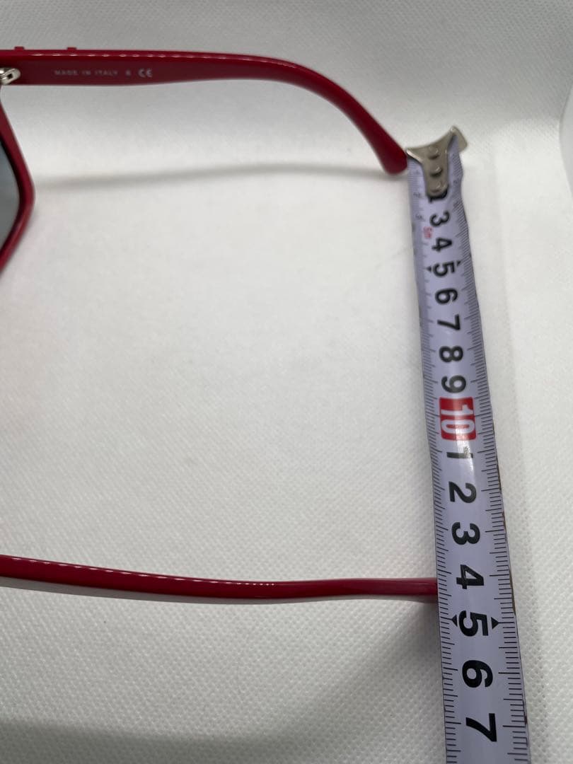 CHANEL サングラス ウェリントン 56口-18 レッド