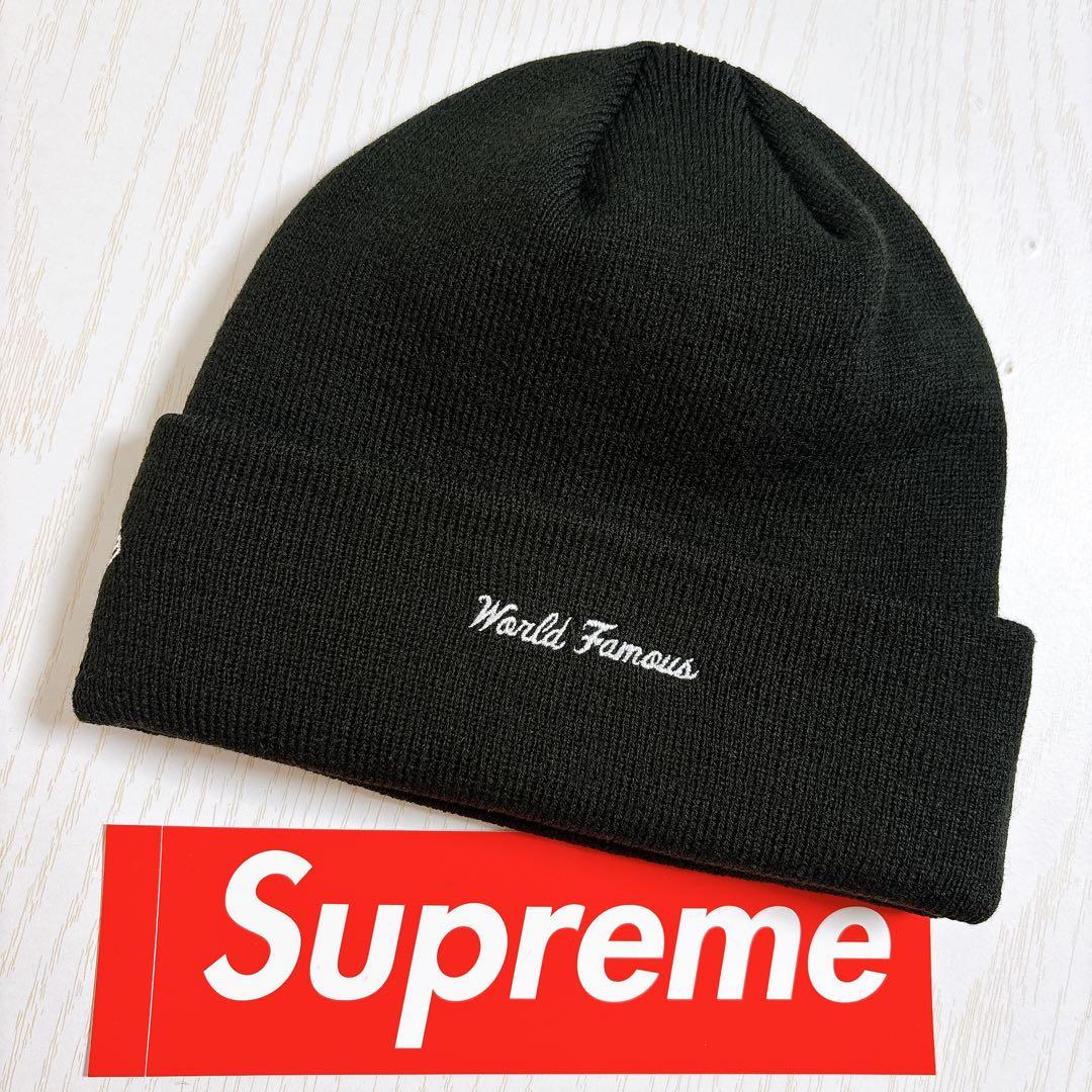 Supreme NEW ERA ニット帽　ビーニー　BOXロゴ　ブラック　黒