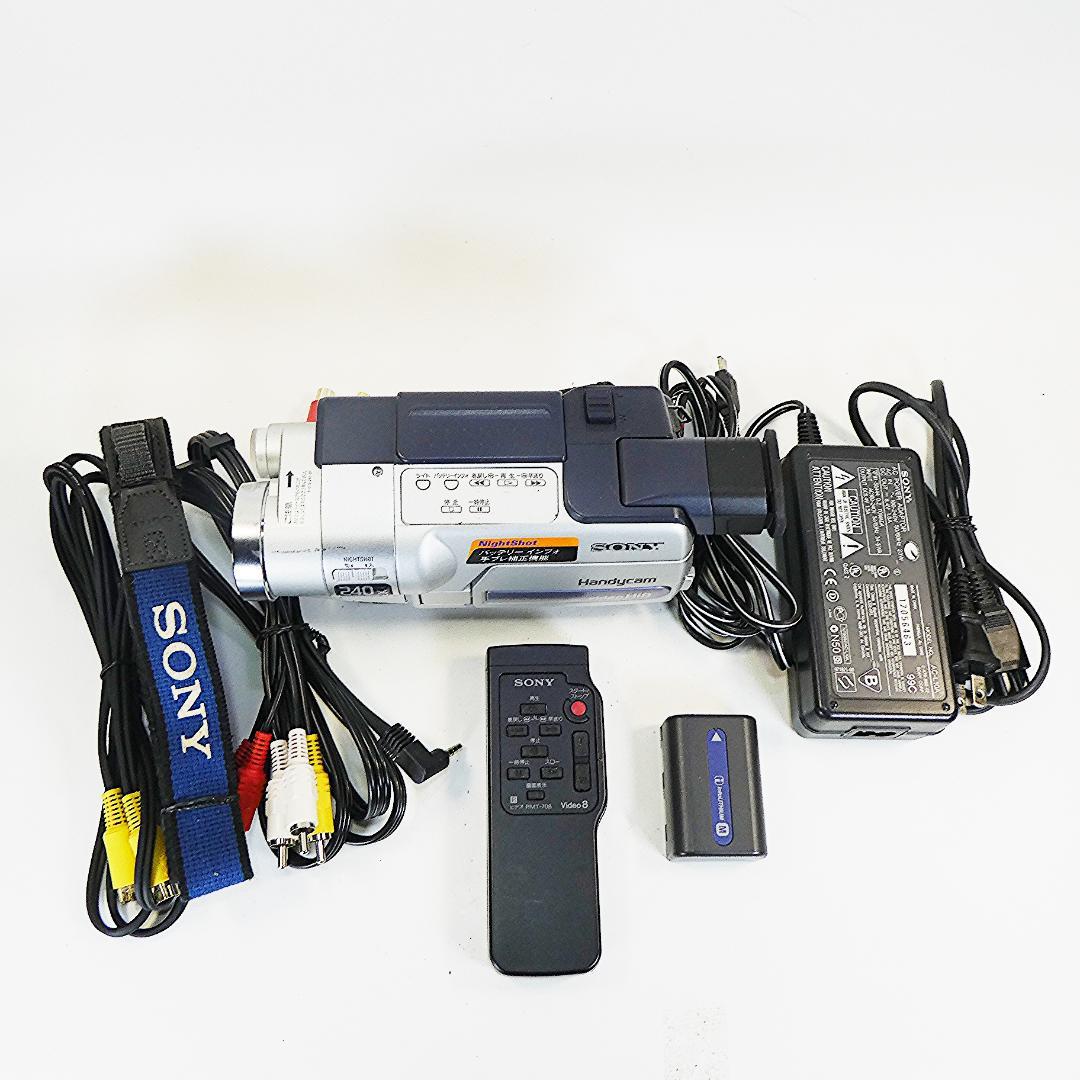 ソニーCCD-TRV106【動作良好】VideoHi8ビデオカメラダビングに最適