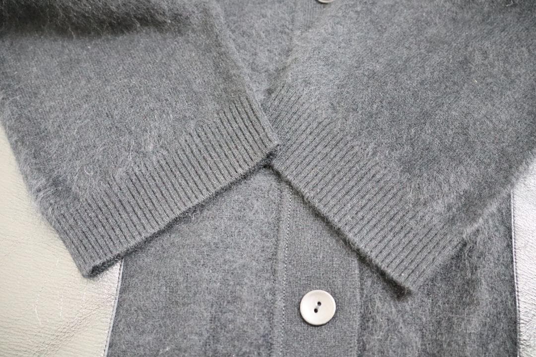 theory luxe 25AW 雑誌掲載 カシミヤ100％ カーディガン 黒