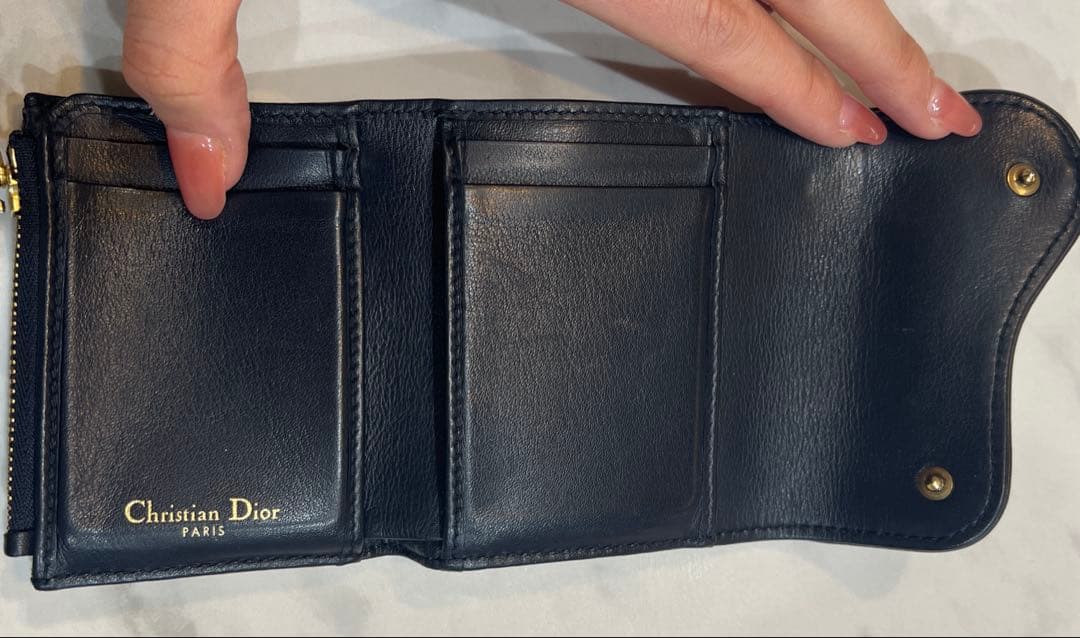 Christian Dior 三つ折り財布　トロッター