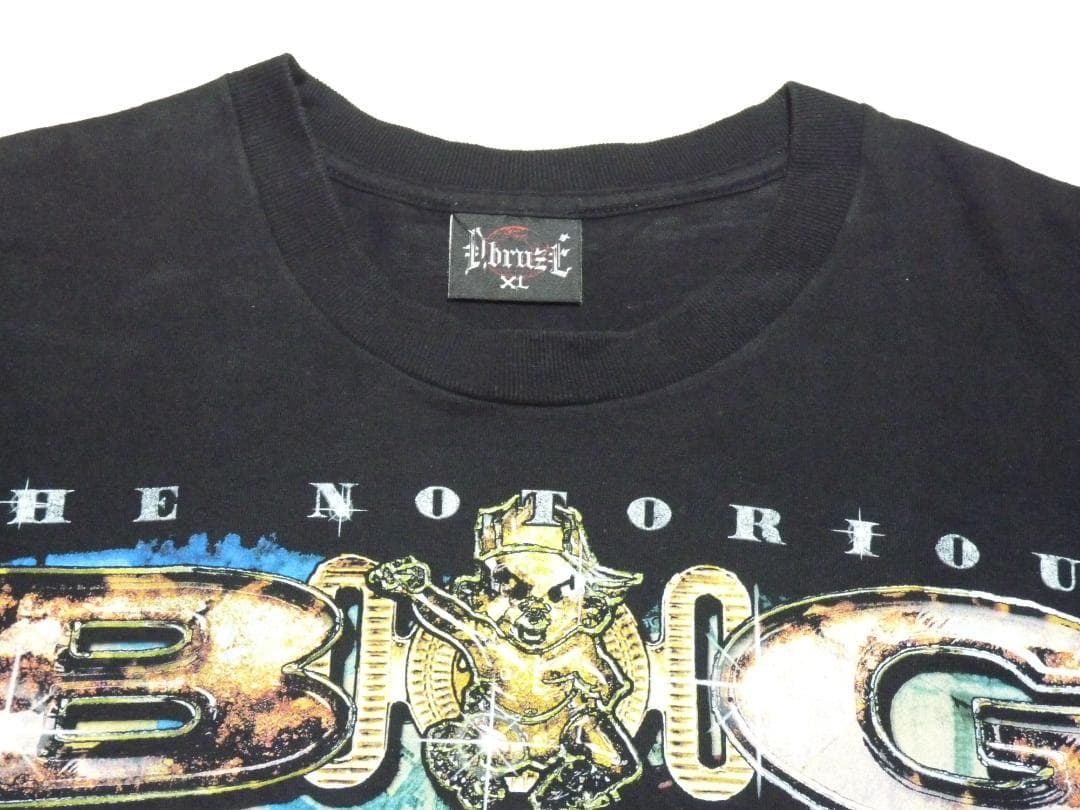 1963　ノートリアスビッグ　Tシャツ　黒　XL