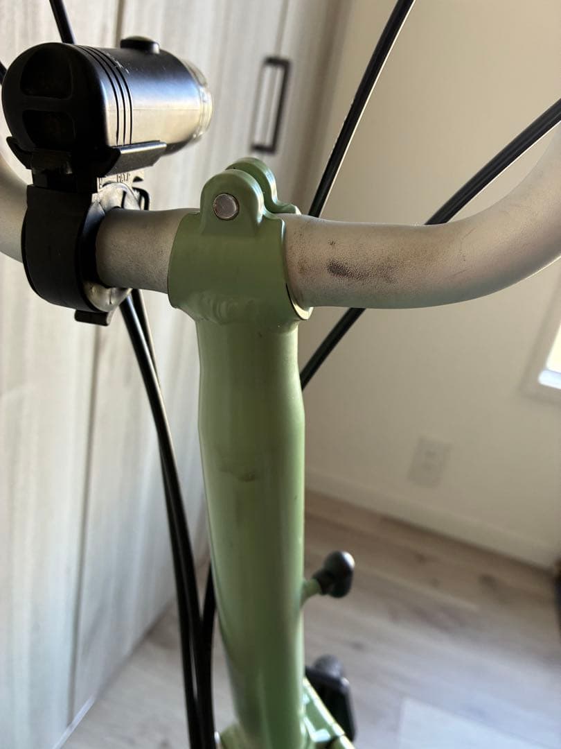 BROMPTON M6L セージグリーン 6速※TOPEAKの空気入れ付属