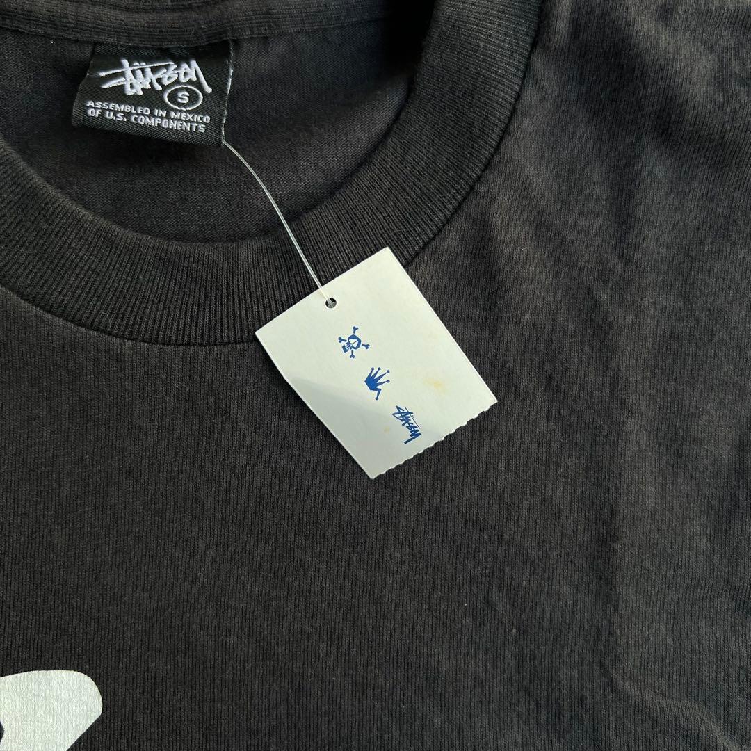 【タグ付きワールドツアー、コラボ】stussy WTAPS黒Tシャツストリート.