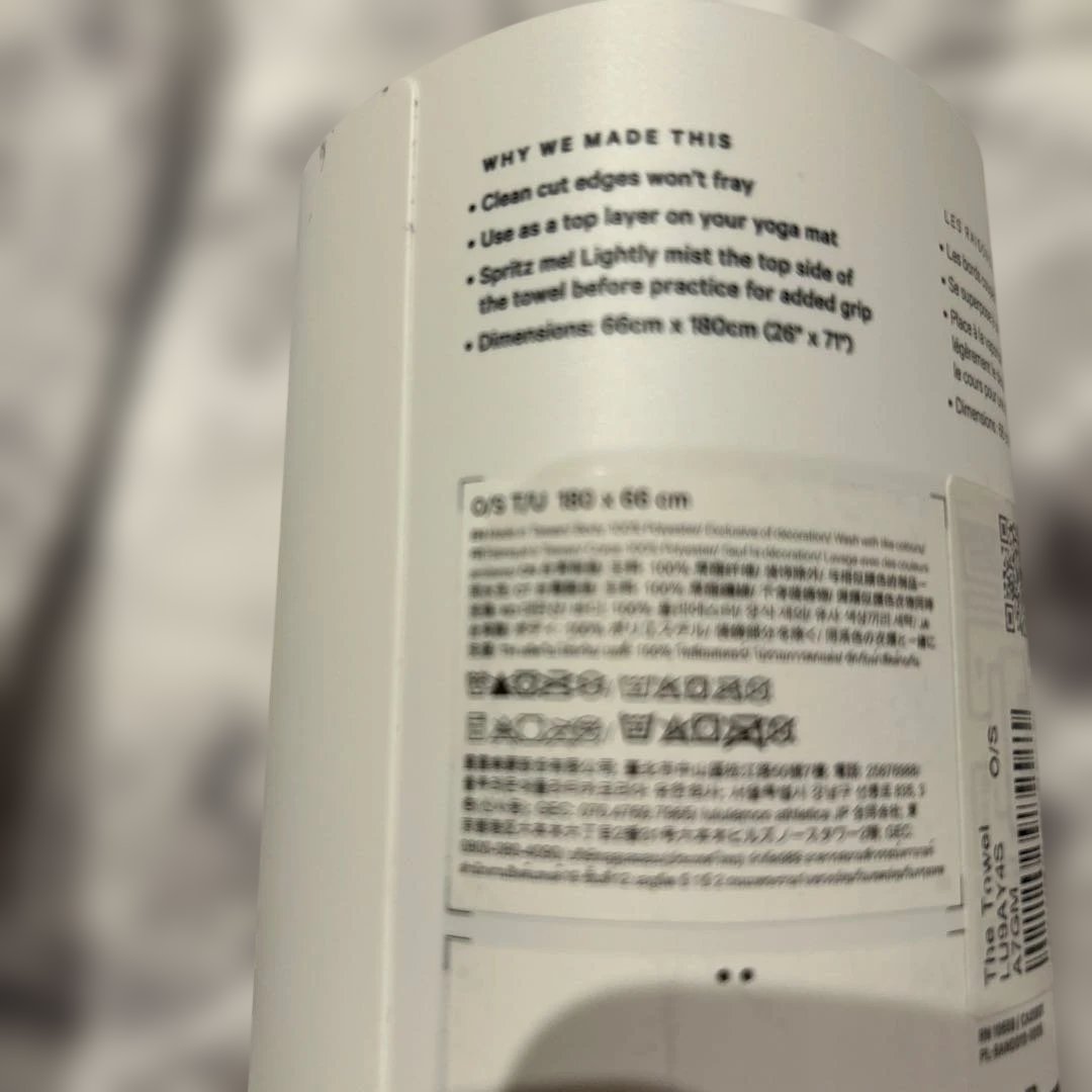 ヨガマット　タオル　ルルレモン新品