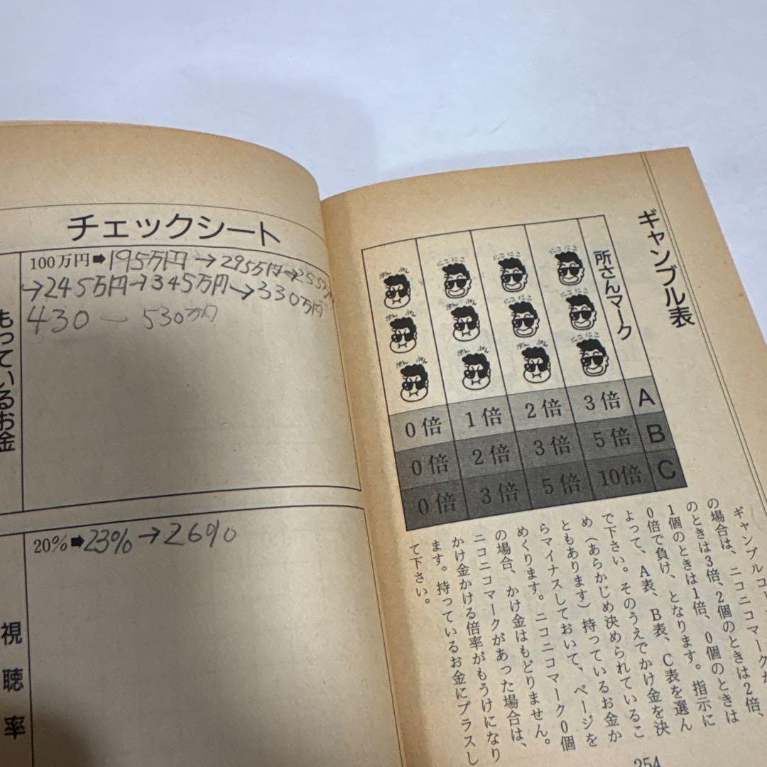 【初版】所さんのまもるもせめるも　ゲームブック　ファミコン