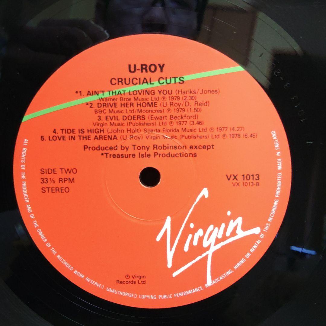 洋楽 U-ROY CRUCIAL CUTS LP