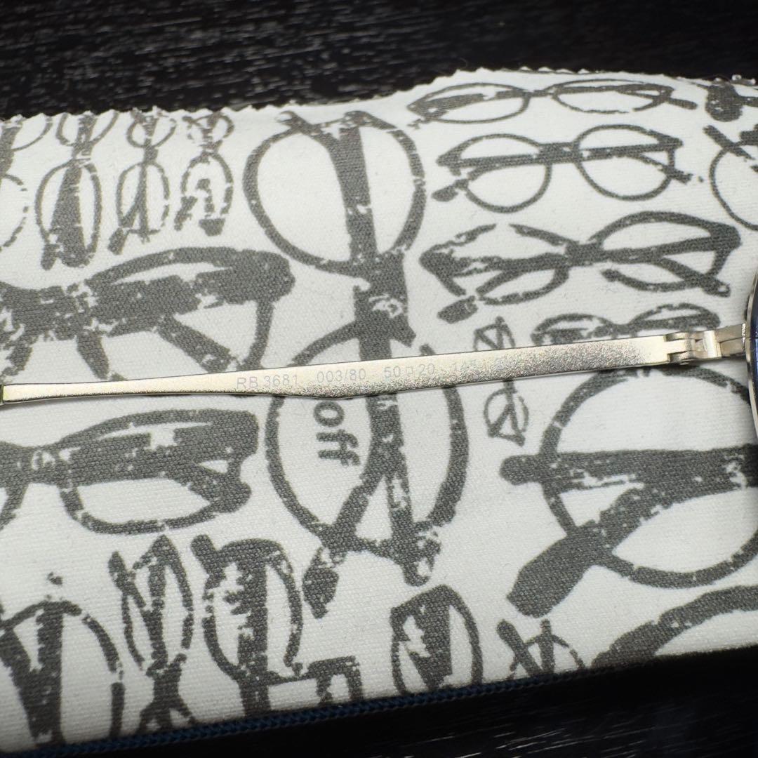 【公式サイト完売商品】Ray-Ban 0RB3681 Blue サングラス