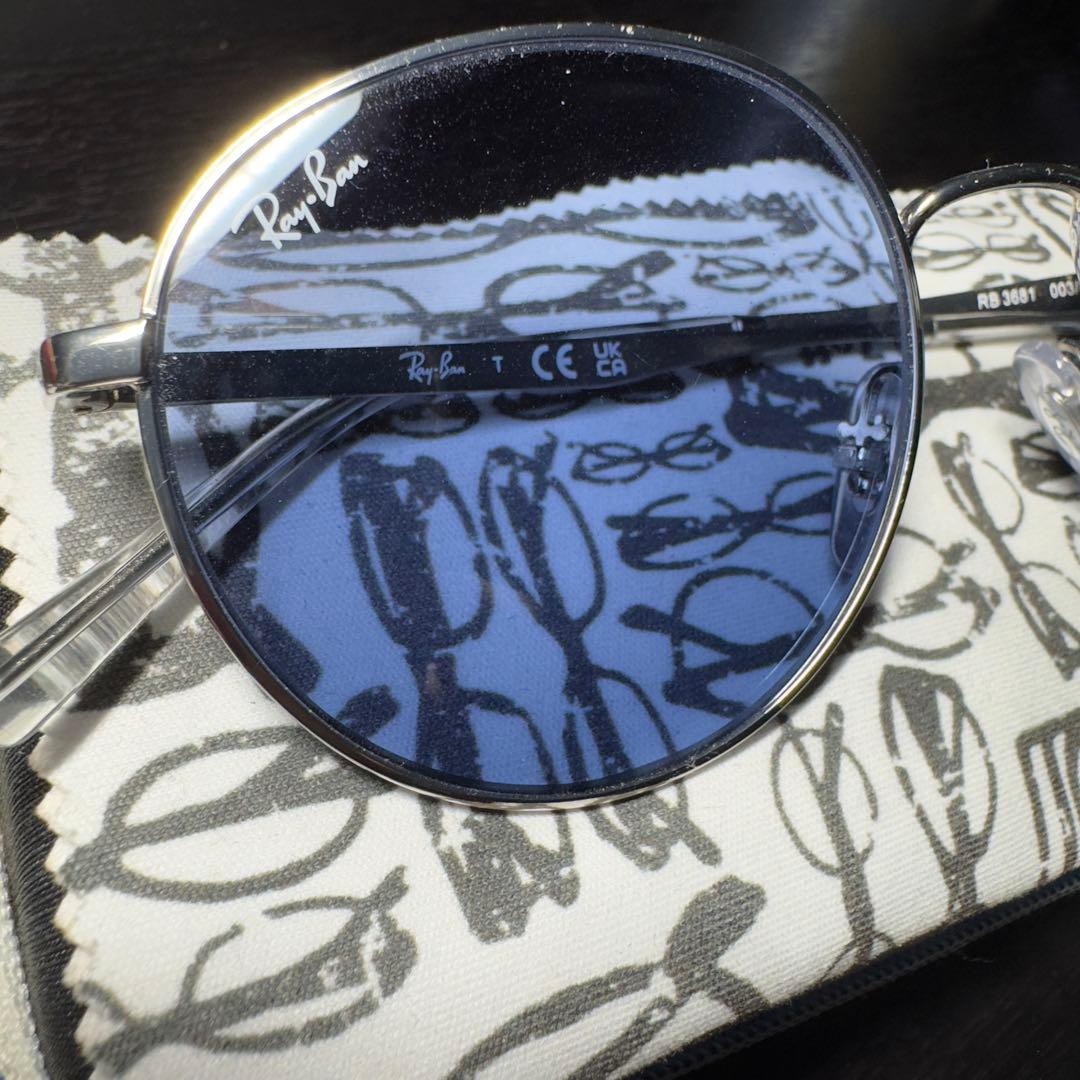 【公式サイト完売商品】Ray-Ban 0RB3681 Blue サングラス