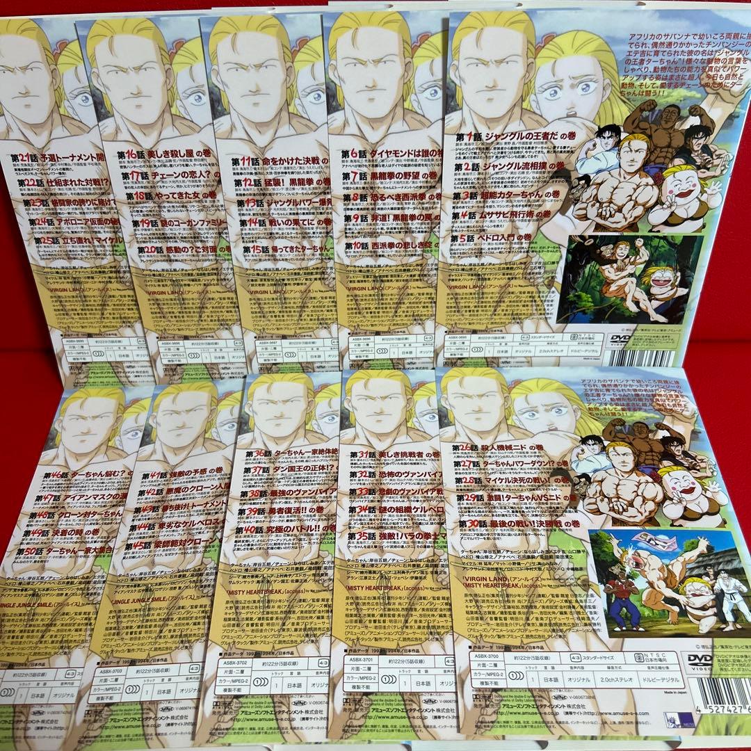 ジャングルの王者ターちゃん　アニメ　DVD　全巻セット　1巻〜10巻　全10巻
