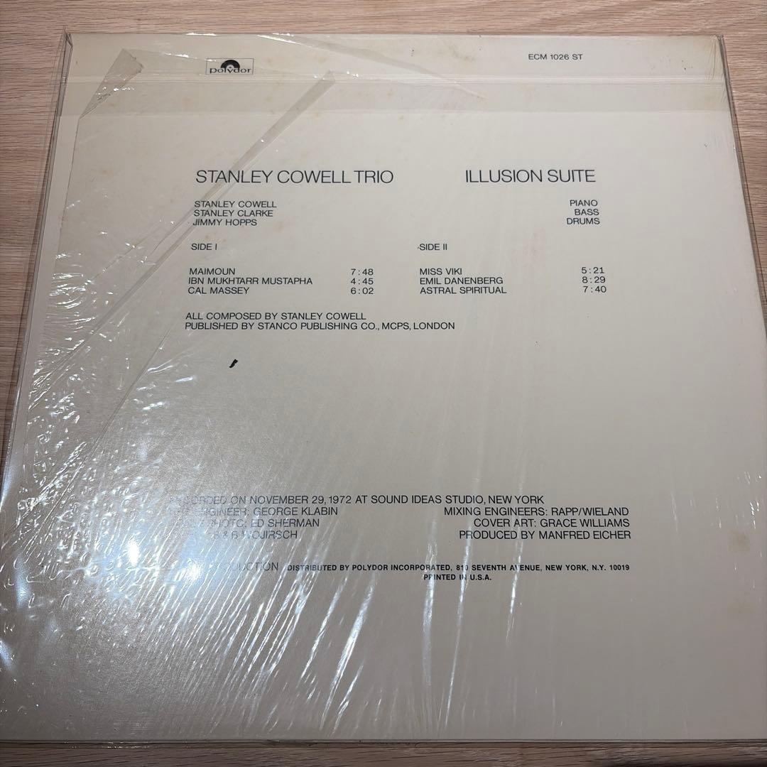 [レコード] Stanley cowell illusion suite LP