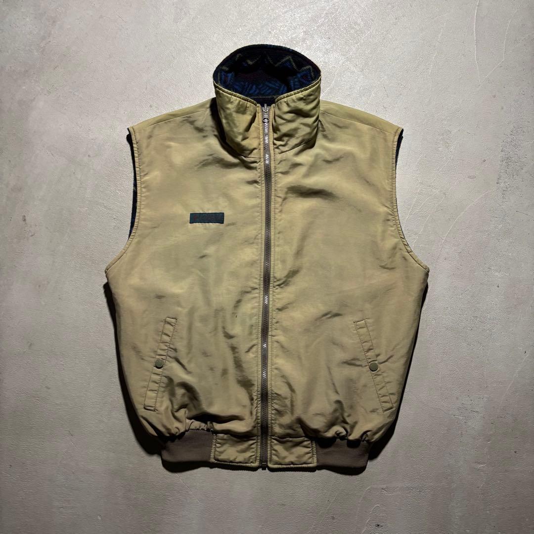 90s Columbia リバーシブル ナイロン×フリースベスト ヴィンテージ