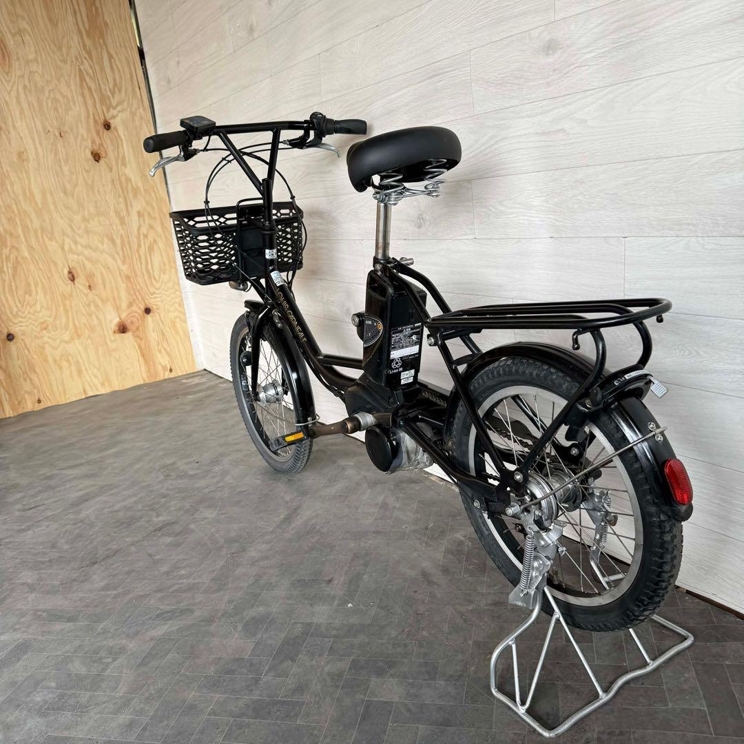電動アシスト自転車 ブラック バスケット付き