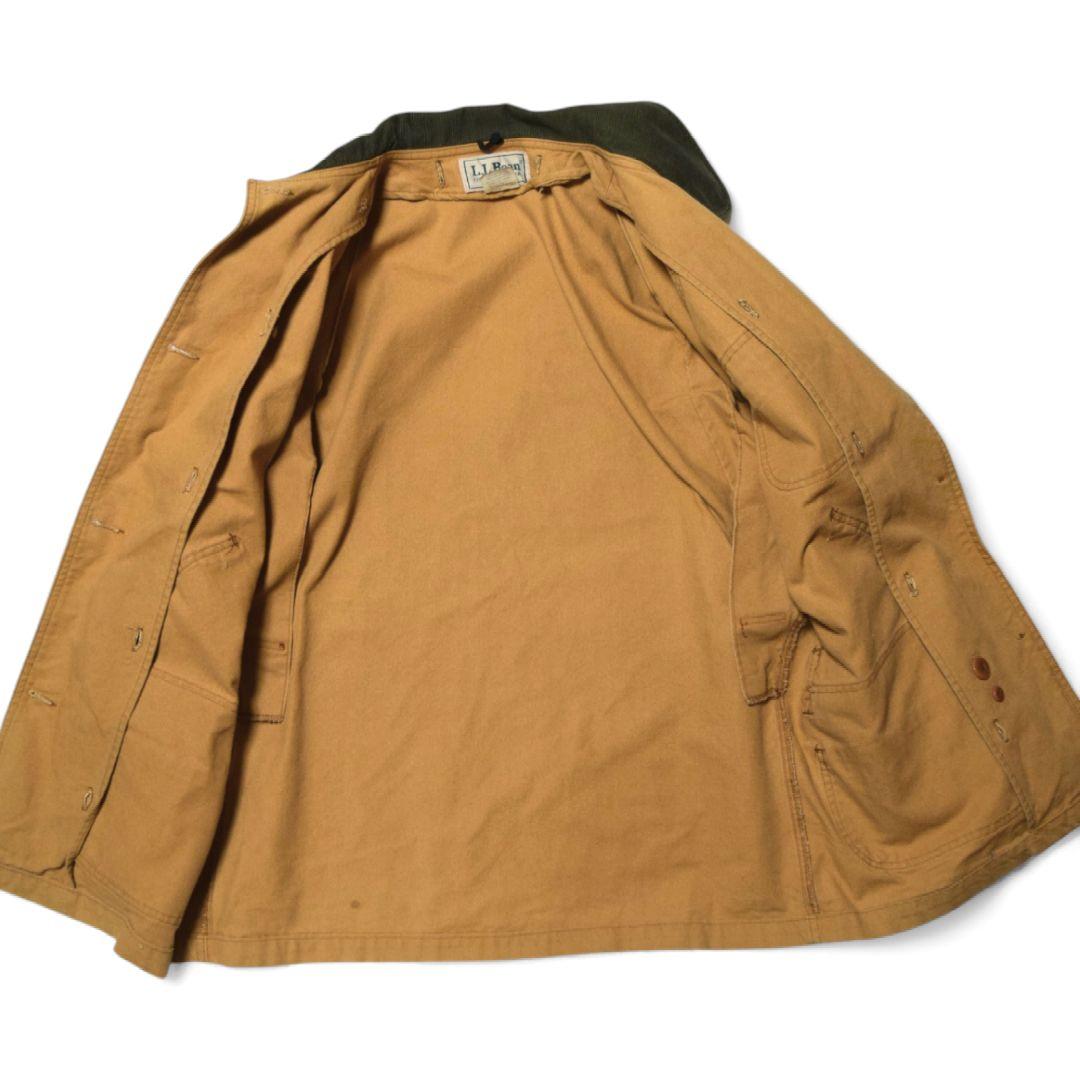 80s L.L.Bean USA製 カバーオール ダック地　ライナー付　美品