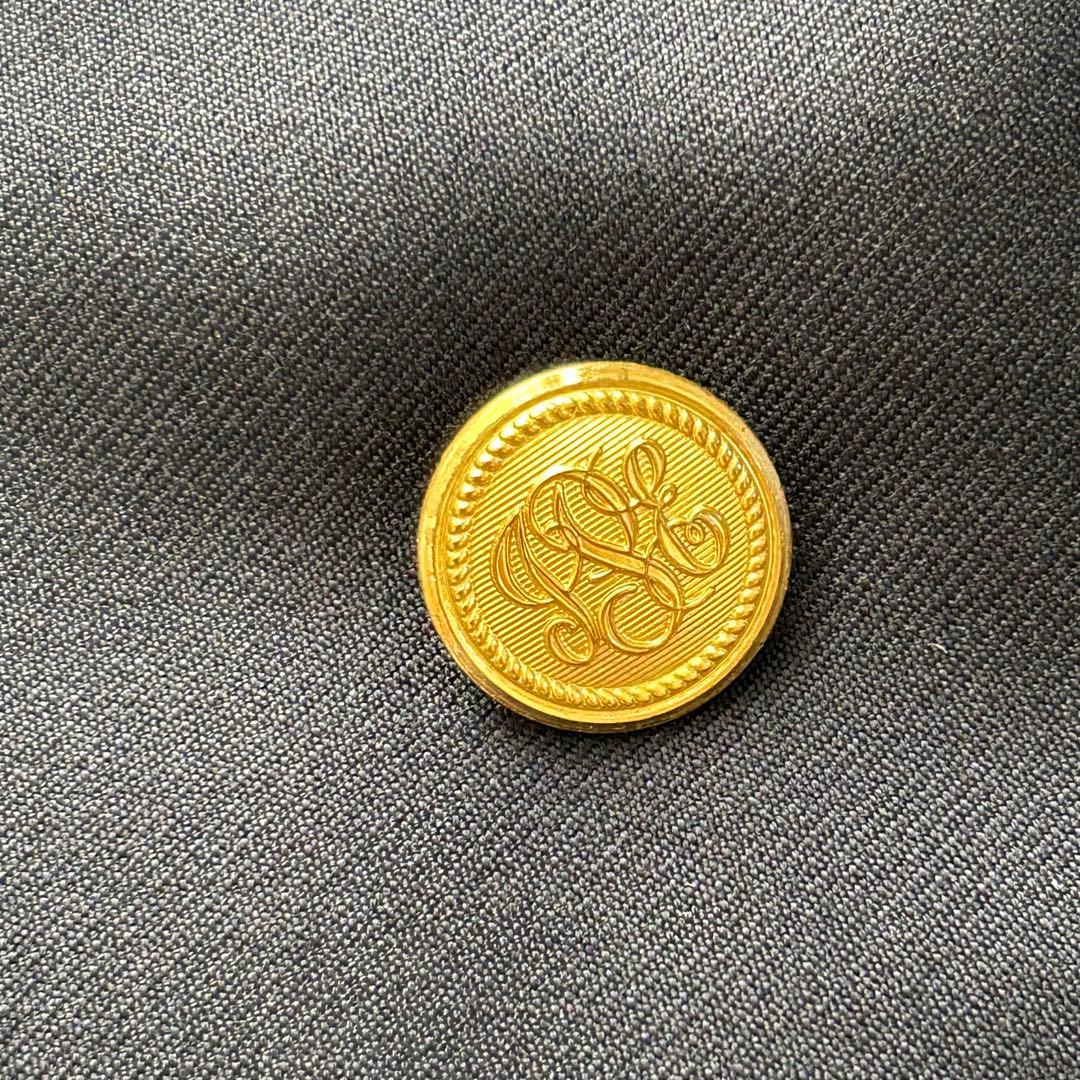 美品　ジェイプレス J.PRESSダブルブレザー　紺ブレ　金ボタン　ネイビー
