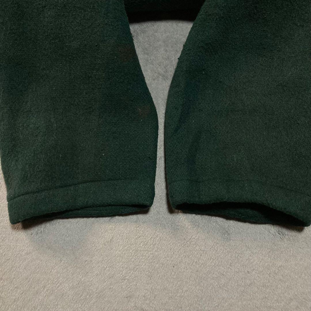 ダッフルコート DuffleCoat パーカー イングランド製 ウール 緑 XL