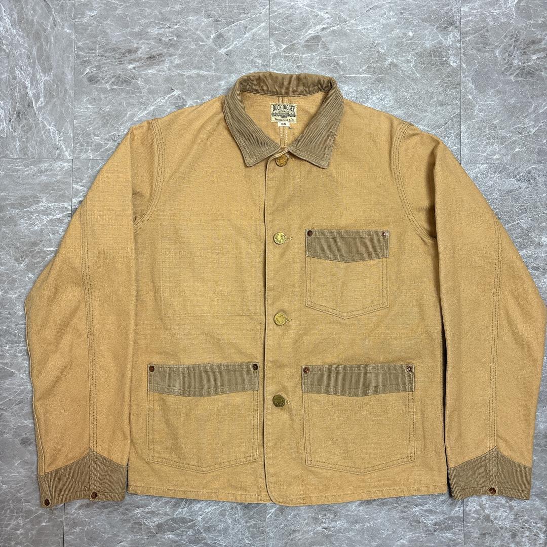 WAREHOUSE DUCK DIGGER チェンジボタン カバーオール 36