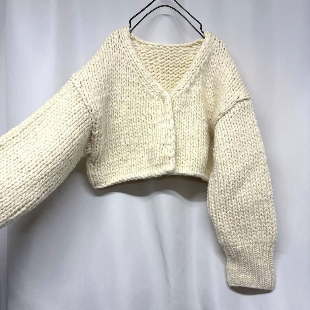 定価¥31,900 Plage roving hand ニットカーディガン