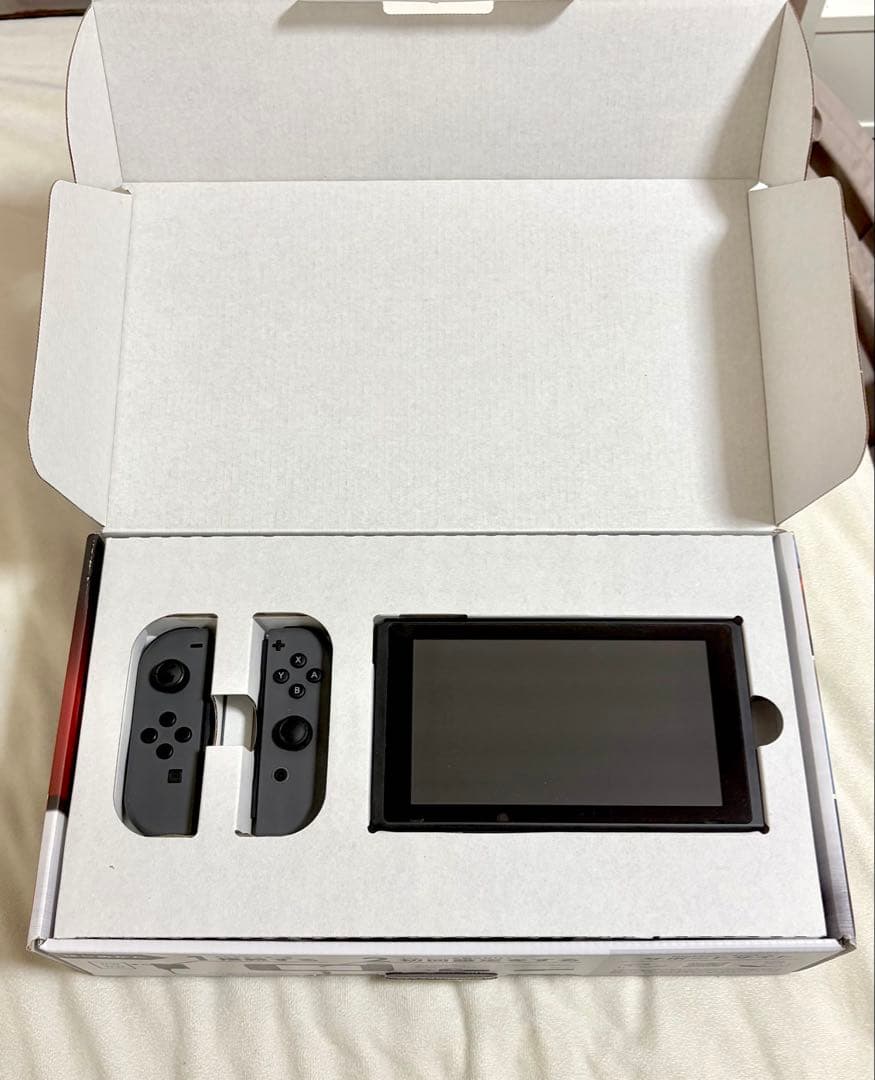 Nintendo Switch グレー ブラック 本体 元箱付き 付属品付き